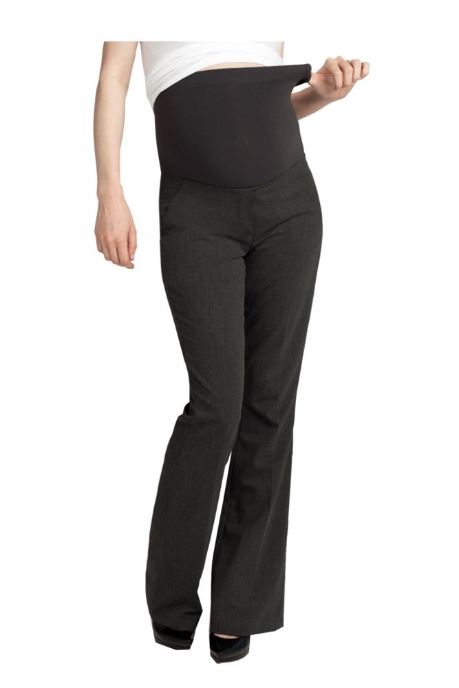 Ingrid & Isabel Tailored Maternity Trouser (Charcoal Heather)