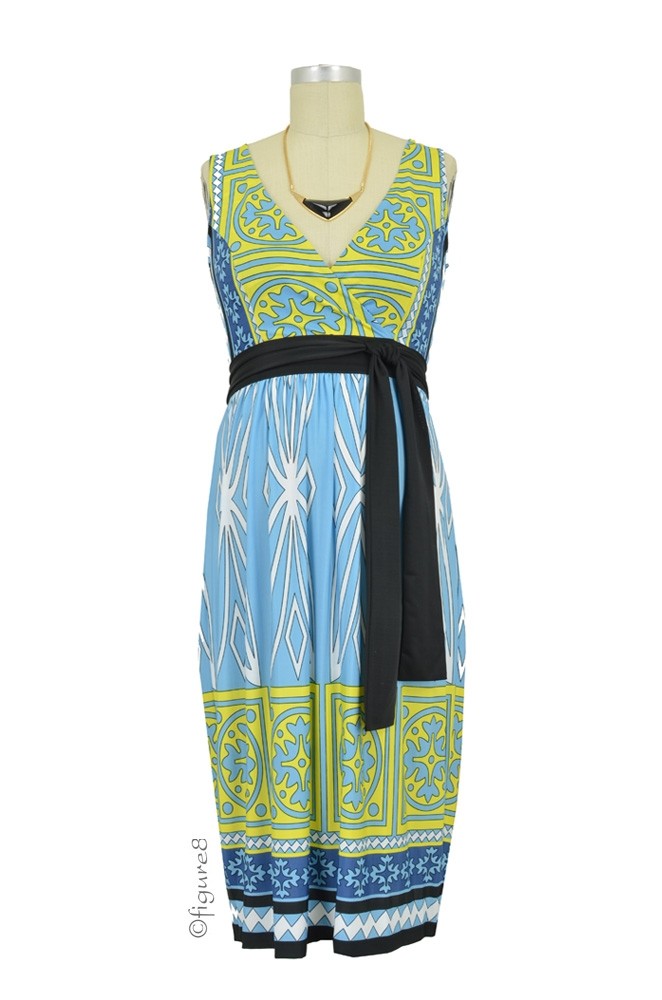 Loren Maternity Dress (Arabesque Print) Loren Maternity Dress (Arabesque Print)