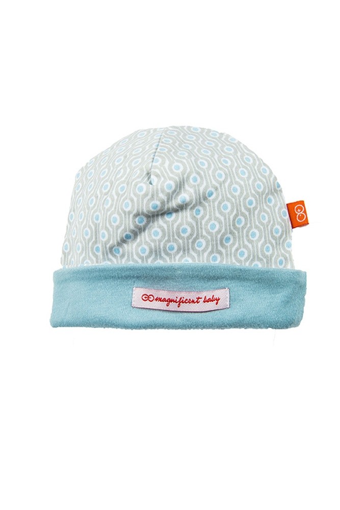 Magnificent Baby Magnetic Me™ Reversible Baby Boy Cap (Blue Mod Dot) Magnificent Baby Magnetic Me™ Reversible Baby Boy Cap (Blue Mod Dot)