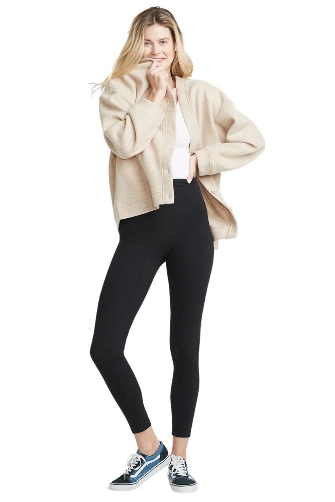 Yummie Rachel Cotton Stretch Shaping Legging (Black) Yummie Rachel Cotton Stretch Shaping Legging (Black)