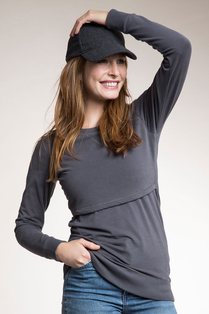 B. Warmer Nursing Sweatshirt (Elephant) B. Warmer Nursing Sweatshirt (Elephant)