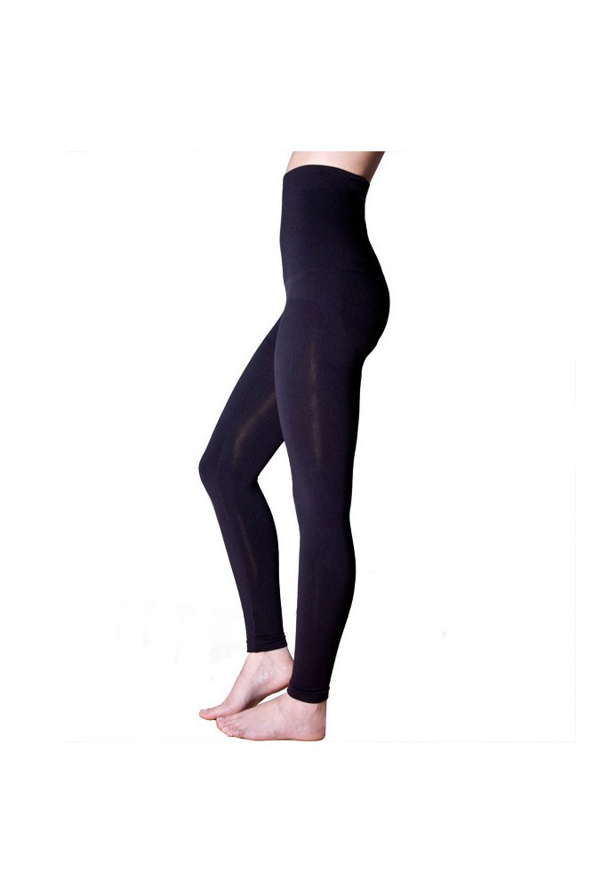 Seraphine Tamara Post-Maternity Tummy Tuck Leggings (Black)