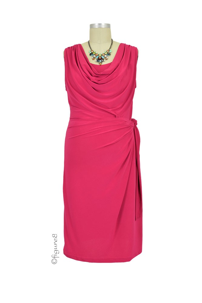 Ezra Drape Front Maternity & Nursing Dress (Rose) Ezra Drape Front Maternity & Nursing Dress (Rose)