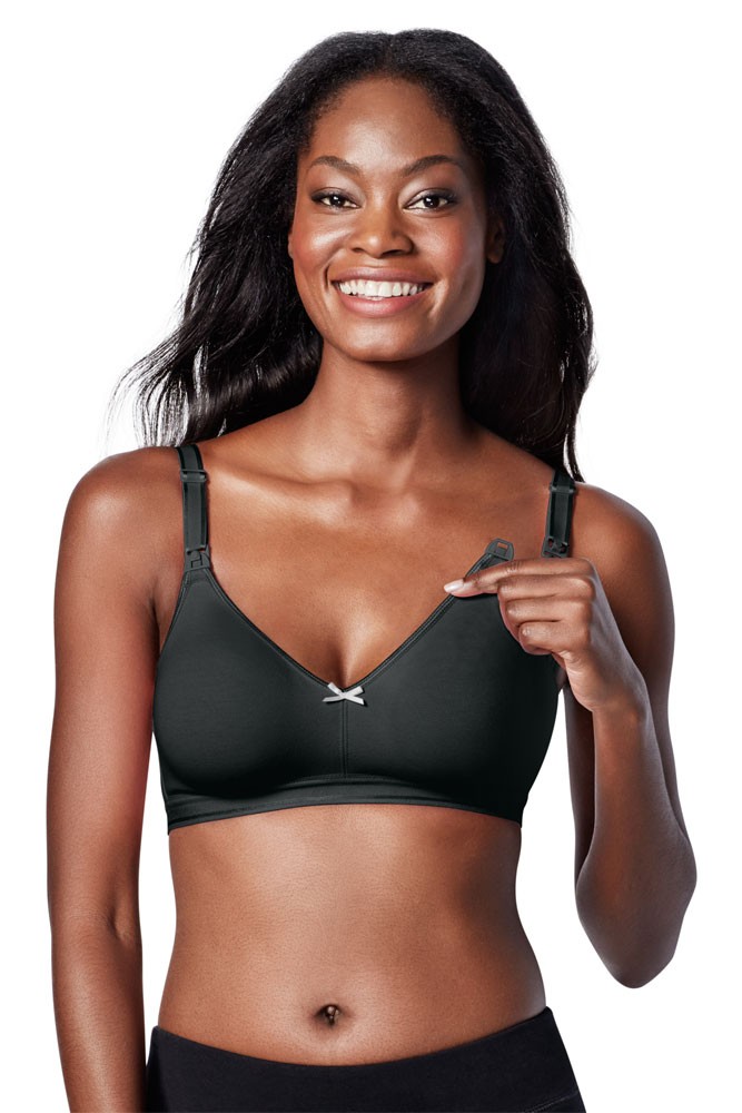 Bravado Designs Sweet Pea Cotton Nursing Bra (Black Licorice) Bravado Designs Sweet Pea Cotton Nursing Bra (Black Licorice)