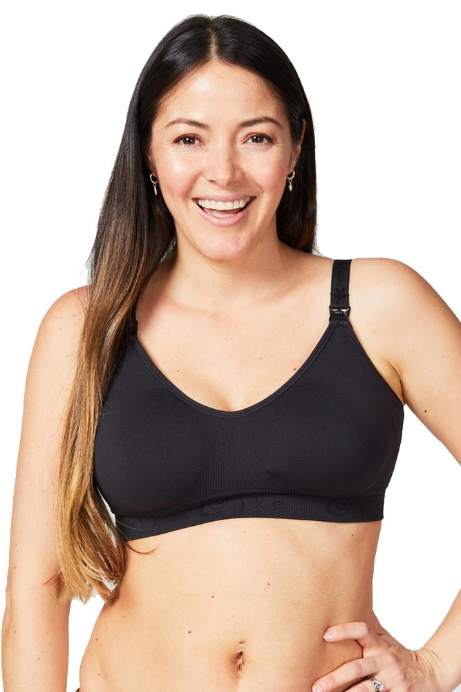 Cake Maternity Rock Candy Seamless Nursing Bra (Black)