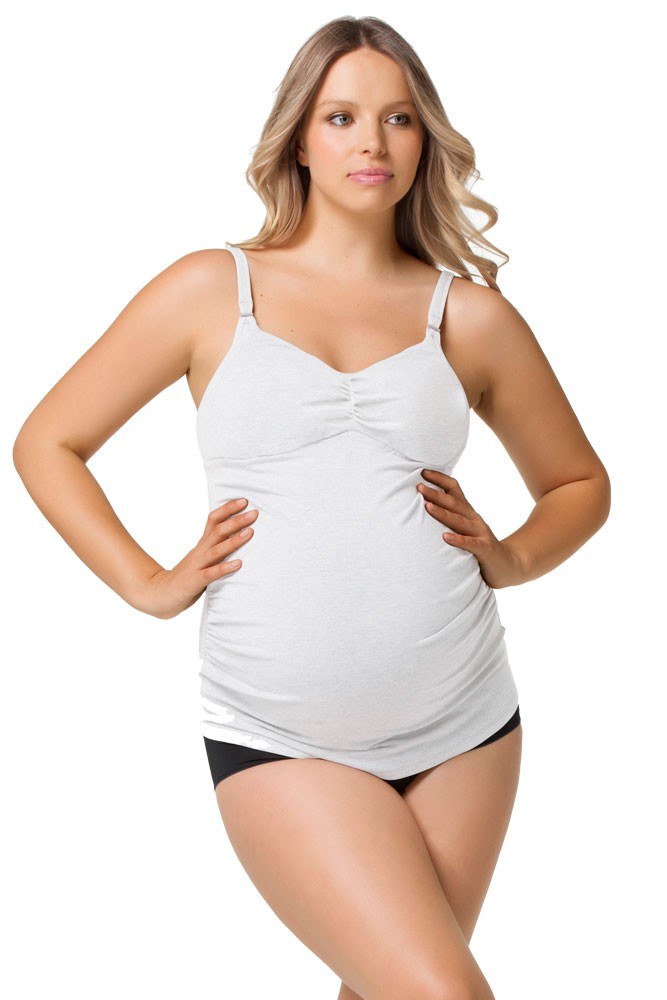 Cake Lingerie Gelato Padded Nursing Tank with Molded Cups (Coconut Gelato (White)) Cake Lingerie Gelato Padded Nursing Tank with Molded Cups (Coconut Gelato (White))