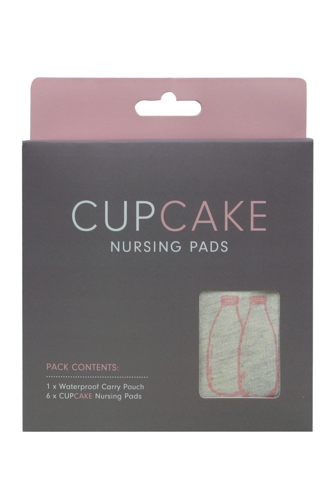 CupCake Nursing Pads with Carry Pouch (6-pieces) (Natural)