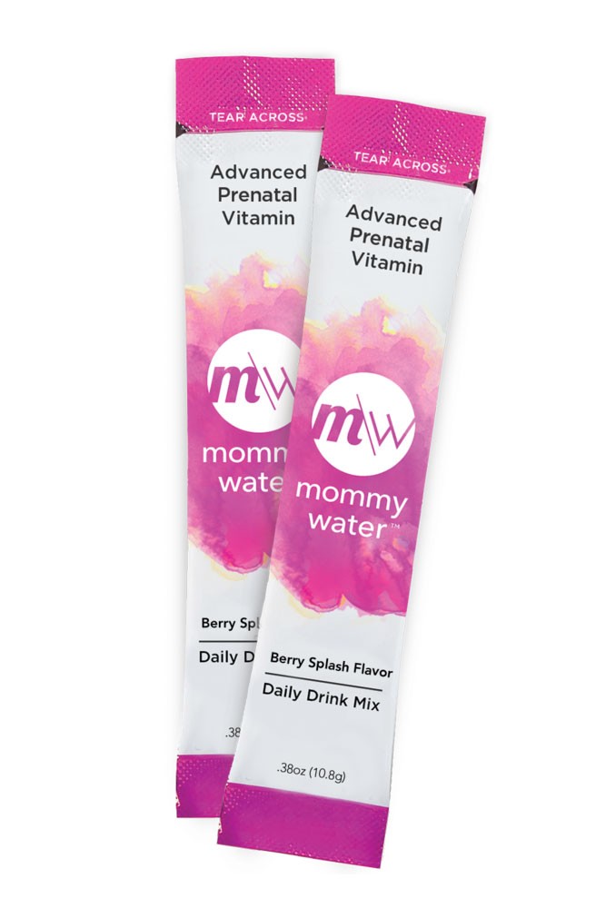 Mommy Water™ Prenatal Vitamin Daily Drink Stick Packs (Berry Splash)