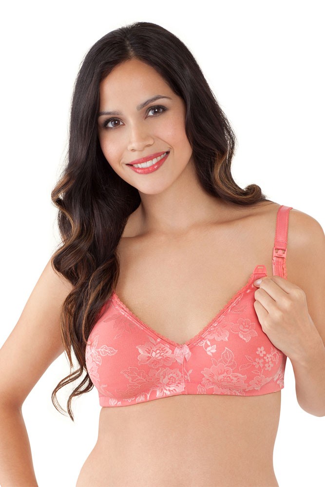 Bravado Elegant Embrace Nursing Bra (Coral Lace) Bravado Elegant Embrace Nursing Bra (Coral Lace)