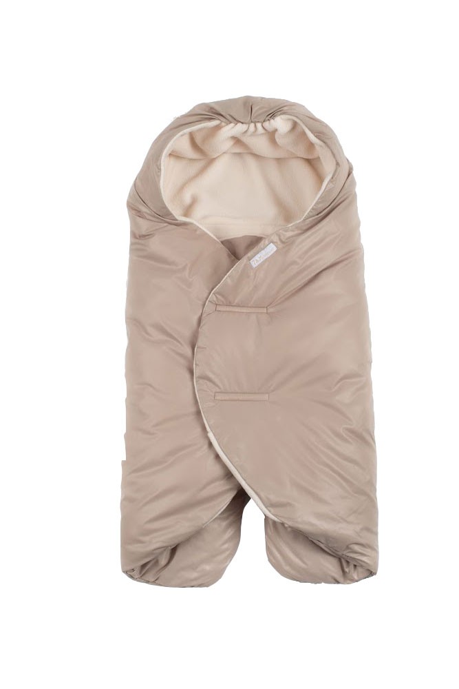 7 A.M. Enfant Nido Quilted Car-seat Baby Wrap - Small (Beige)