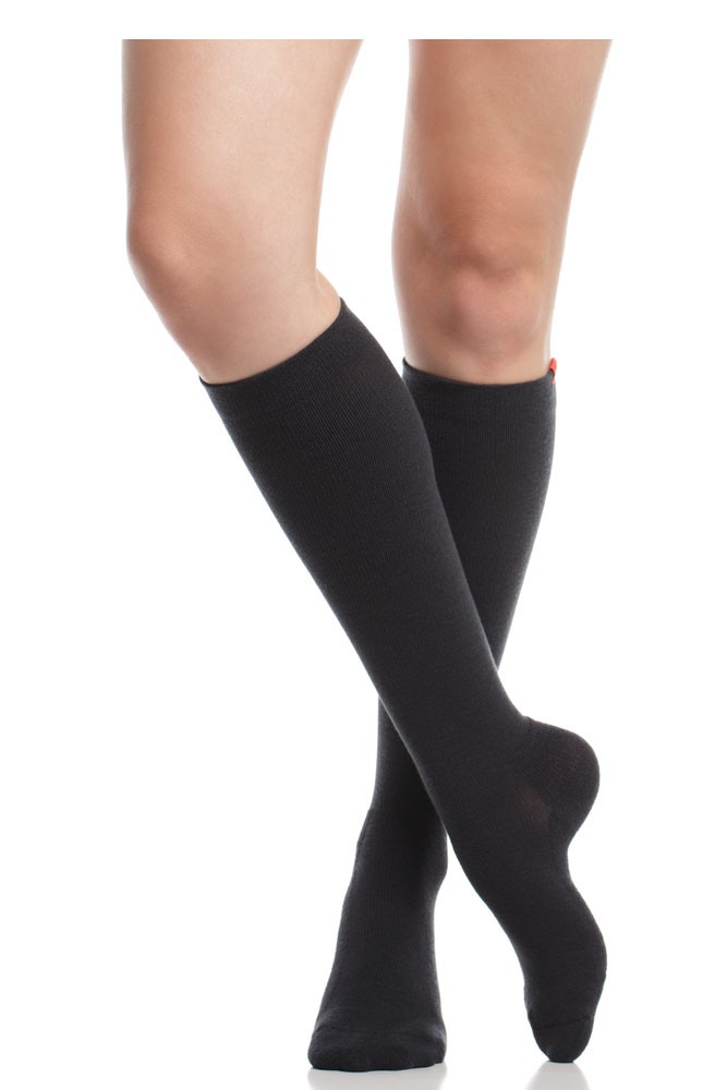 Vim & Vigr 15-20 mmHg Compression Socks - Wool (Black)