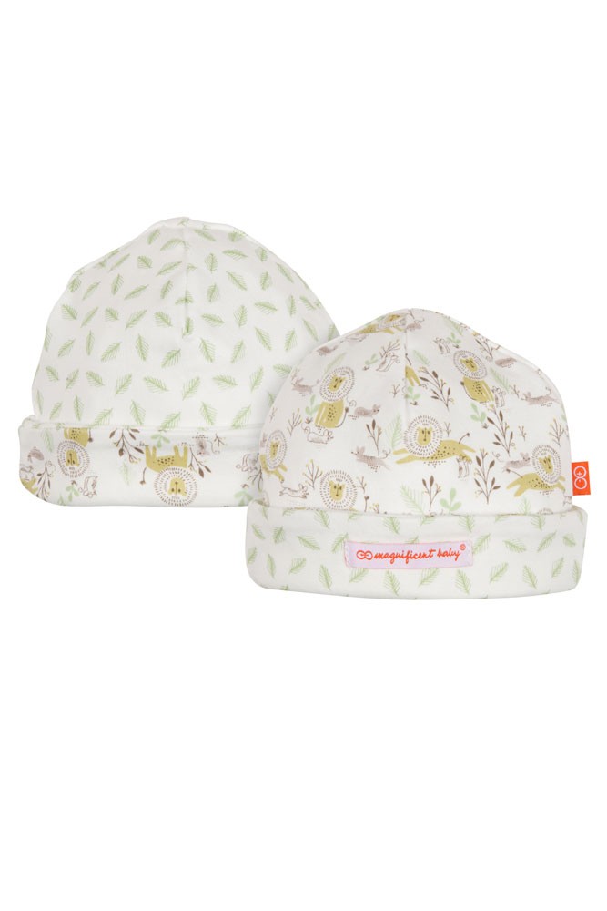 Magnetic Me™ by Magnificent Baby Cotton Reversible Cap (Green)