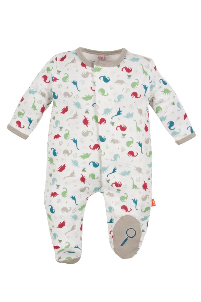 Magnetic Me™ by Magnificent Baby Boy's Cotton Footie (Dino Expedition) Magnetic Me™ by Magnificent Baby Boy's Cotton Footie (Dino Expedition)