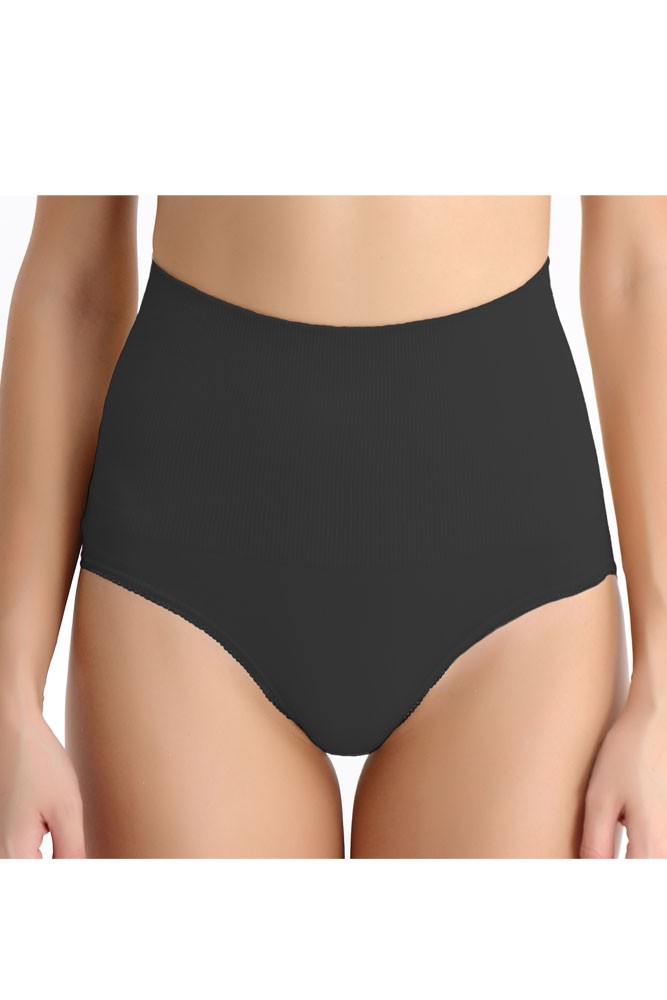 Malva Seamless Postpartum Compression Shaping Panty by Spring Maternity (Black)