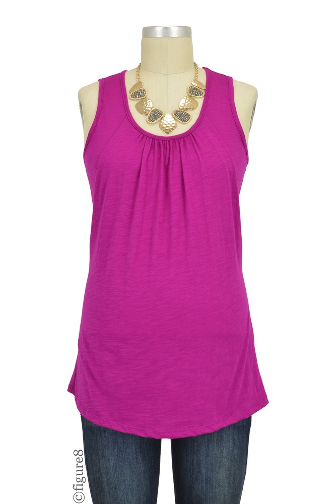 The Reliable Nursing Tank by Milky Way (Magenta Slub) The Reliable Nursing Tank by Milky Way (Magenta Slub)