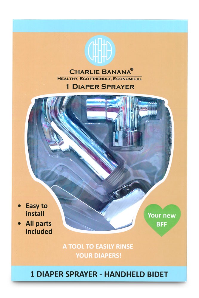 Charlie Banana® Diaper Sprayer Set (Chrome)