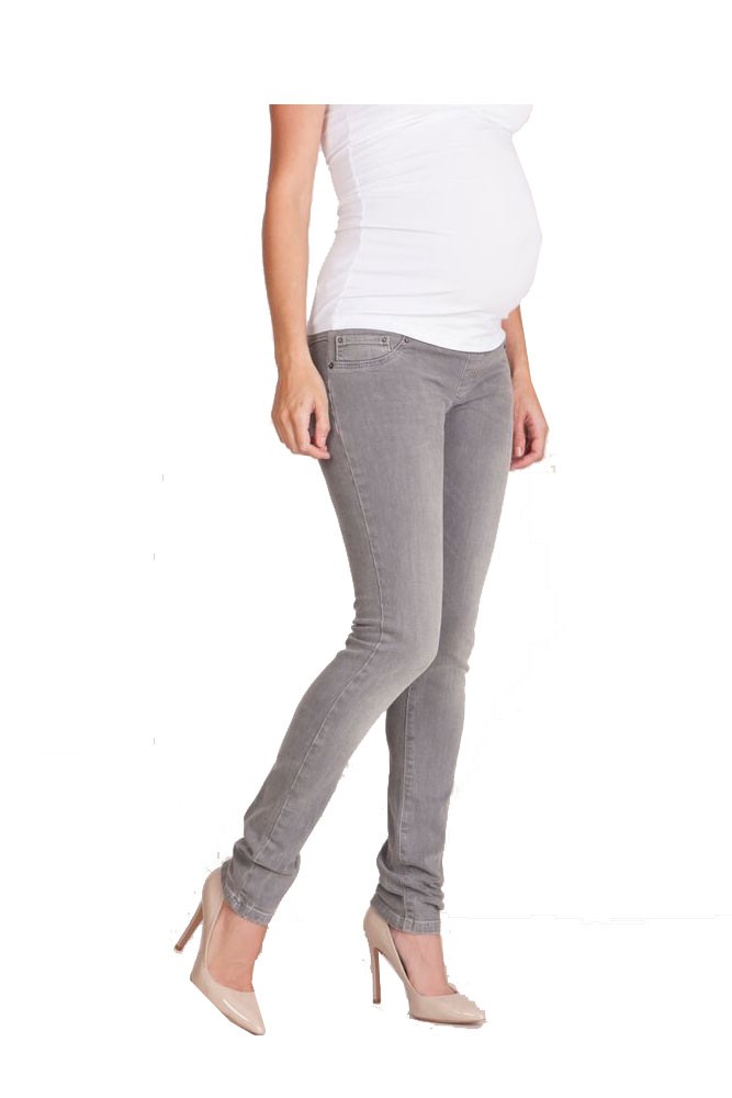 Seraphine Angelina 2 Skinny Underbelly Maternity Jeans (Grey)