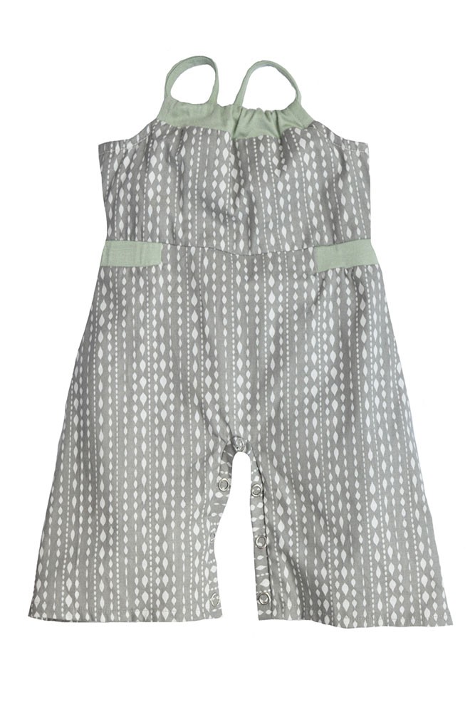 Dollie Baby Jumpsuit by Shirley & Victor (Steel Diamond)