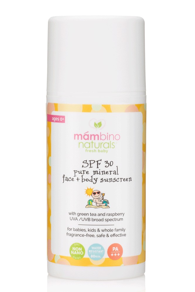 Mambino Organics SPF 30 Baby & Kids Natural Mineral Sunscreen