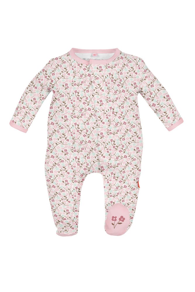Magnetic Me™ by Magnificent Baby Bedford Floral Cotton Footie (Bedford Floral Print)