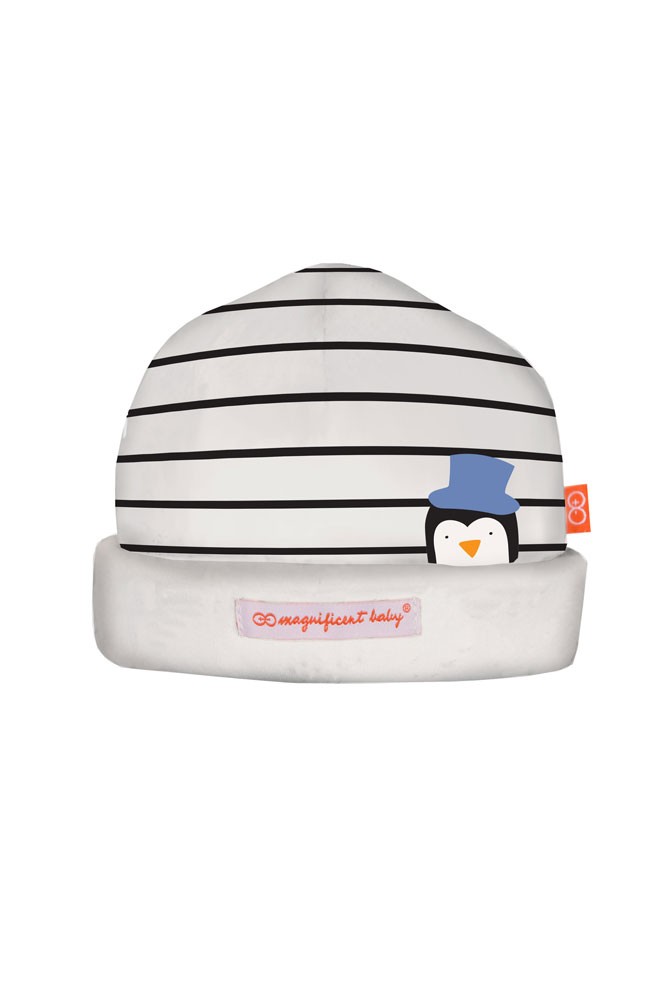 Magnificent Baby Magnetic Me™ Party Penguins Baby Boy Hat (Penguin Blue) Magnificent Baby Magnetic Me™ Party Penguins Baby Boy Hat (Penguin Blue)