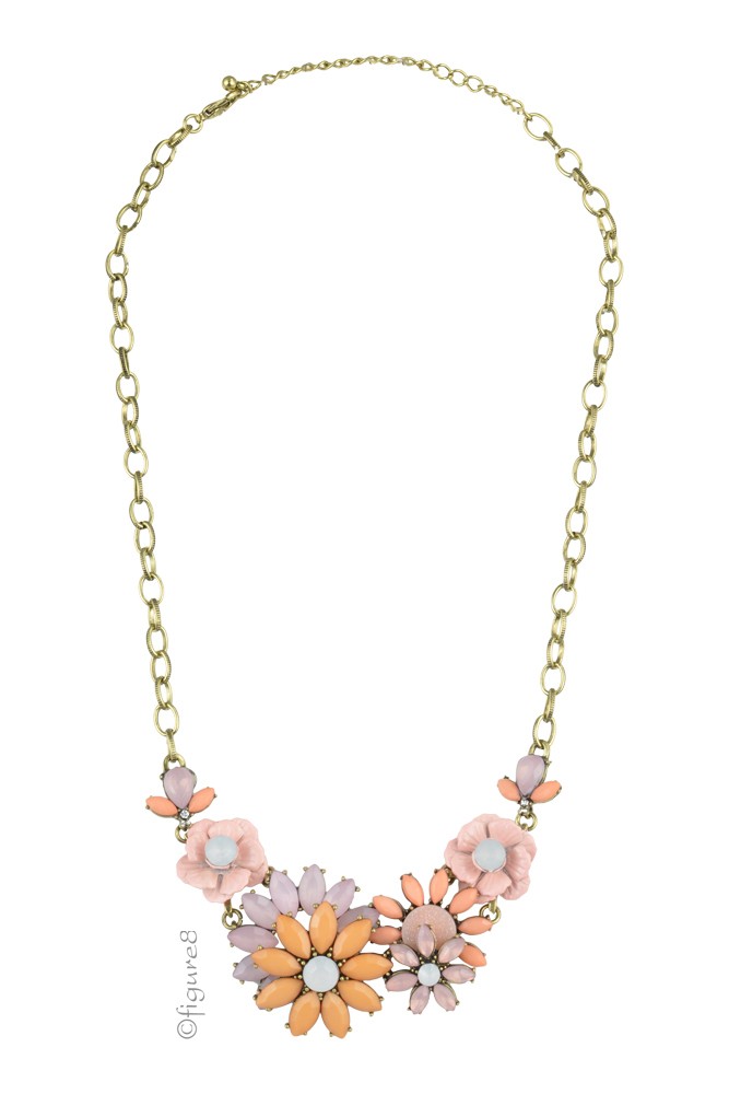 Christina Pastel Flower Necklace (Pastel) Christina Pastel Flower Necklace (Pastel)