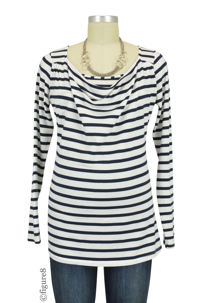 Prisca Nursing Top by Pomkin (Blue & White Stripes) Prisca Nursing Top by Pomkin (Blue & White Stripes)