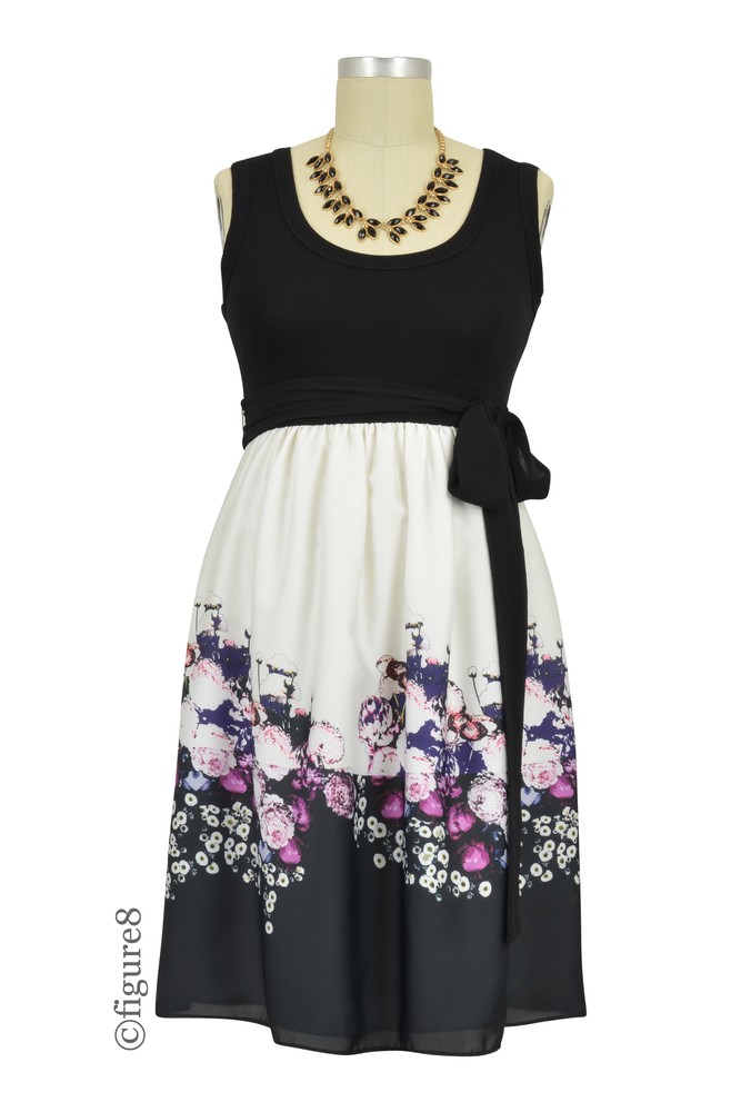 Olian Violet Floral Maternity Dress (Floral Print) Olian Violet Floral Maternity Dress (Floral Print)
