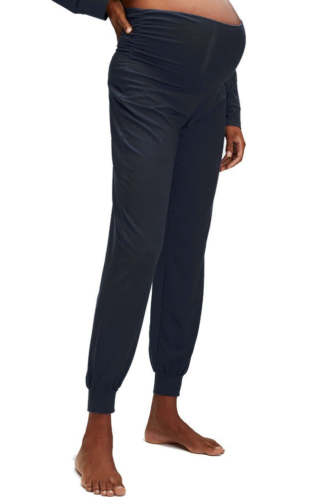 Belabumbum Cozy French Terry Foldover Jogger Pant (Black) Belabumbum Cozy French Terry Foldover Jogger Pant (Black)