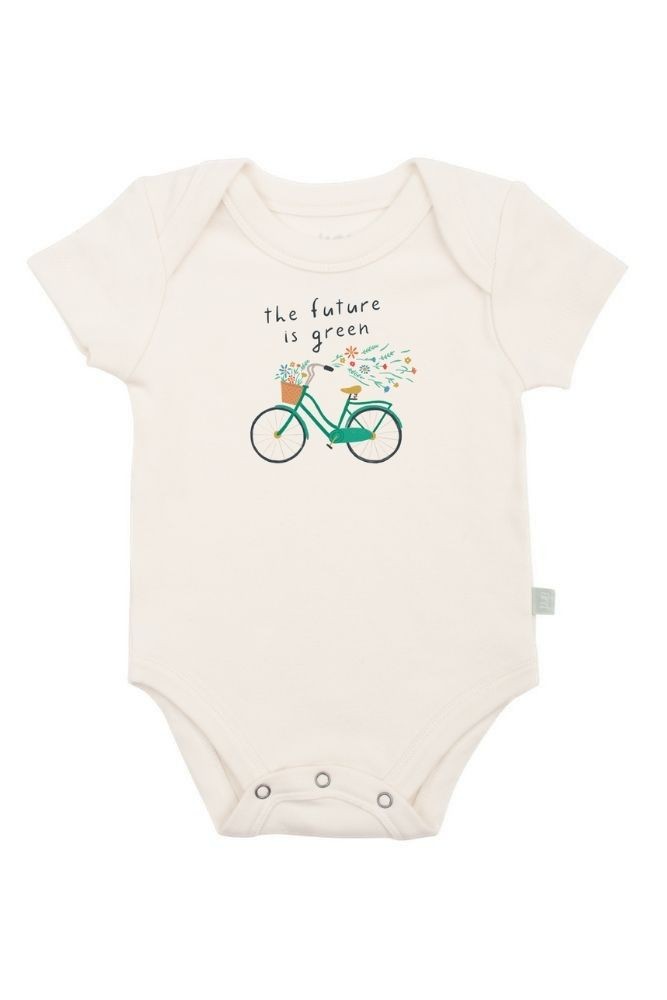 Finn + Emma Graphic Organic Bodysuit (Future is Green) Finn + Emma Graphic Organic Bodysuit (Future is Green)