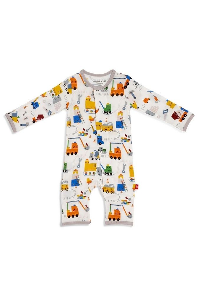 Magnetic Me™ Modal Magnetic Baby Coveralls (Toe Zone)