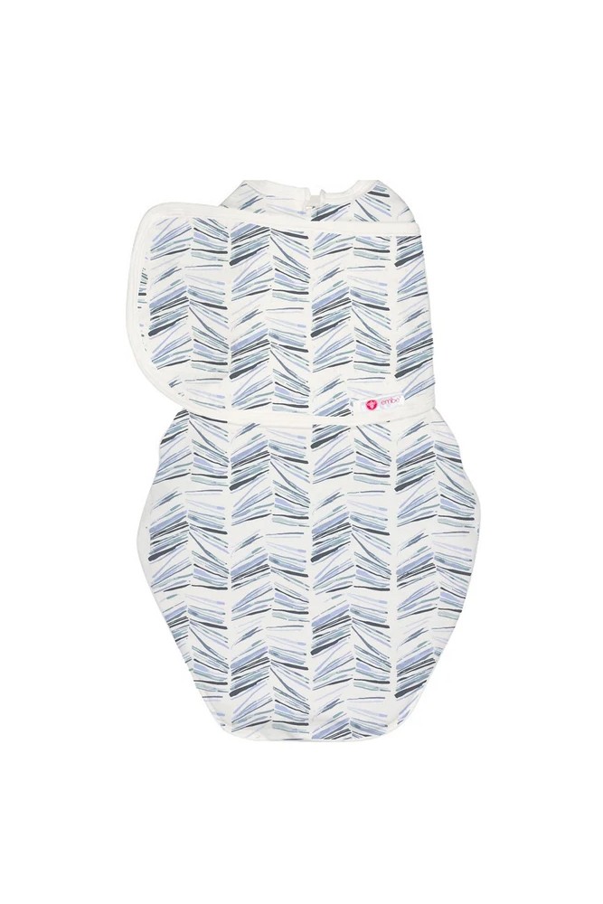 Embe 2-Way Starter Swaddle (0-3 Months) (Angle Stripe)