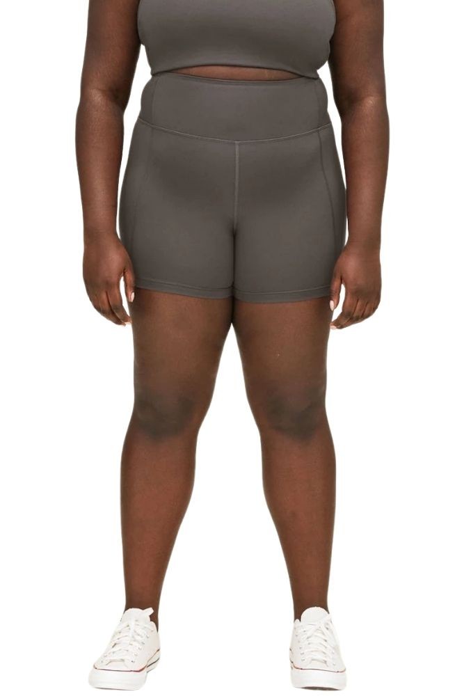 Girlfriend Collective Compressive Hi-Rise Run Short (Moon) Girlfriend Collective Compressive Hi-Rise Run Short (Moon)