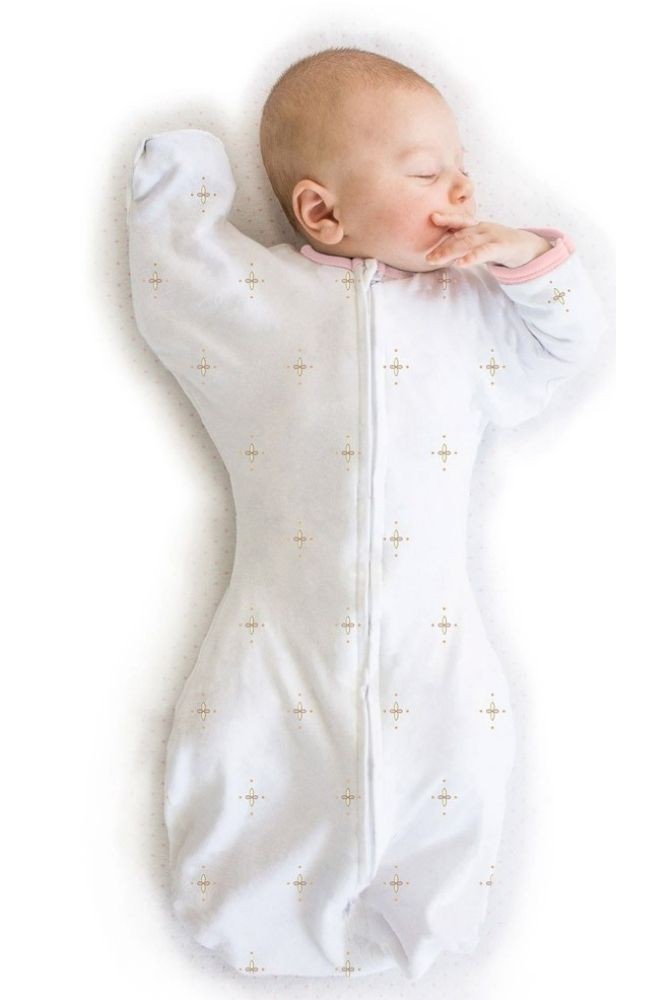 SwaddleDesigns Transitional Swaddle Sack (Bella Pink) SwaddleDesigns Transitional Swaddle Sack (Bella Pink)