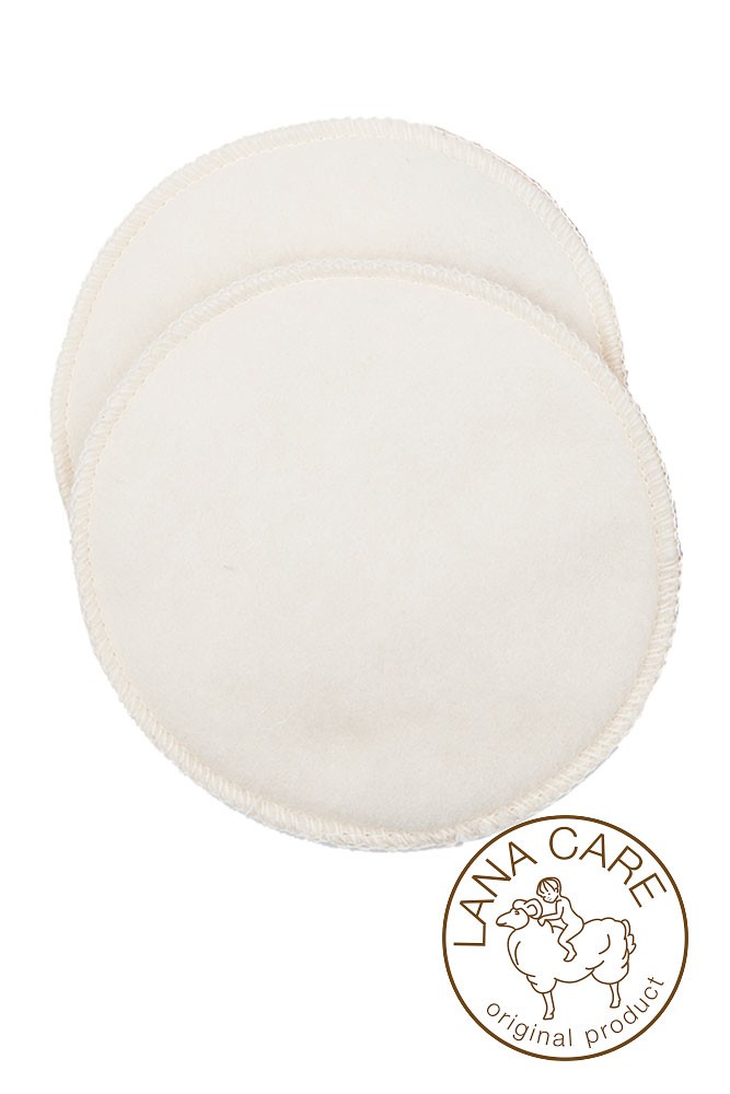LANACare Softline Organic Merino Wool Warming Breast Pads - Medium (Natural) LANACare Softline Organic Merino Wool Warming Breast Pads - Medium (Natural)