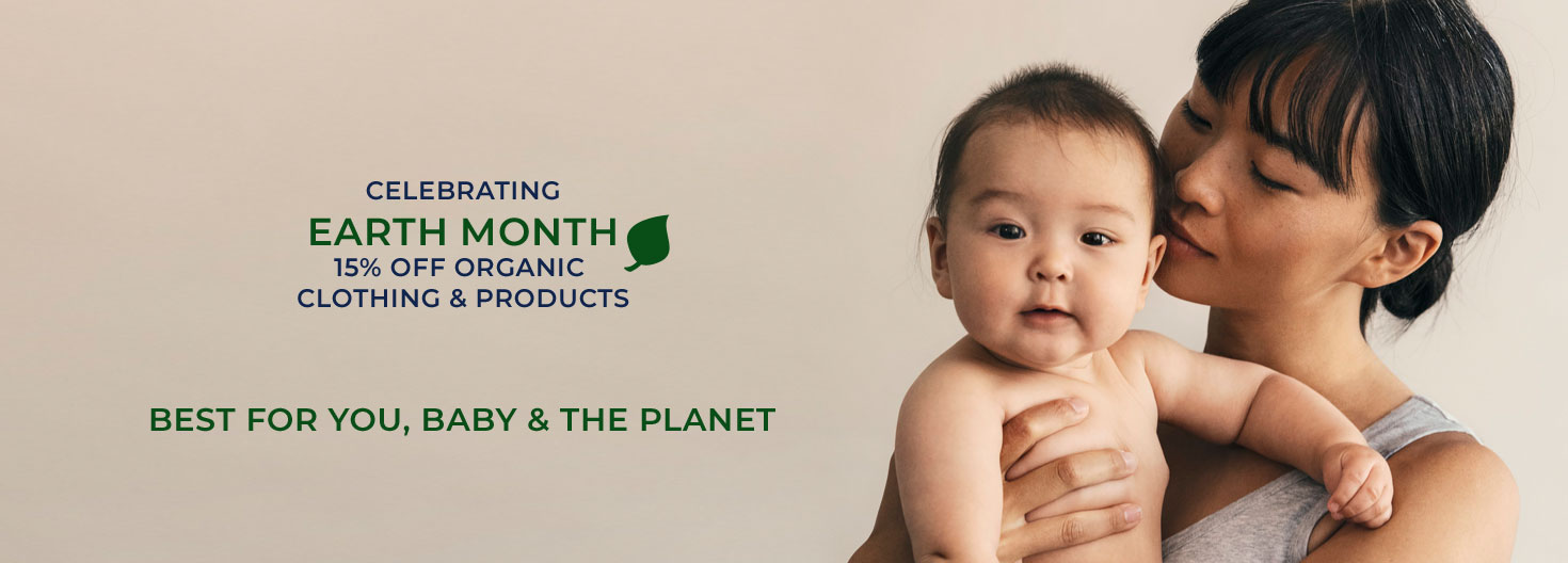 15% Off Organic Clothing & Products for Mom & Baby