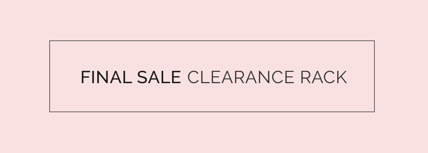 Final Sale Clearance Rack