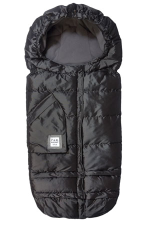 7 A.M. Enfant Blanket 212 Evolution (Metallic Charcoal w. Grey Fleece Lining) by 7 A.M. Enfant