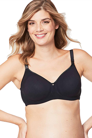 Cake Maternity Croissant T-shirt Nursing Bra with Flexible Wire