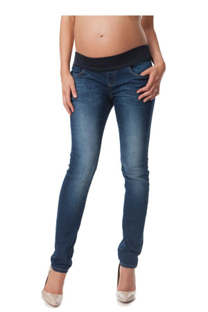 Sizes 8 to 20 Ex Chainstore Lavender Twill Skinny Under Bump Maternity Jeans 