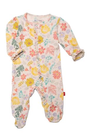 Magnetic Me™ Modal Magnetic Baby Footie (Primrose Cottage)
