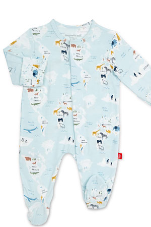 Magnetic Me™ Modal Magnetic Baby Footie (Sea the World)