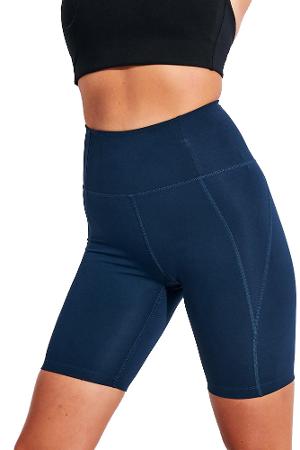 Girlfriend Collective Compressive High-Rise Bike Short (Midnight) by Girlfriend Collective