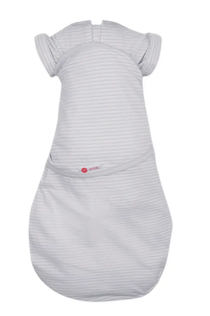 Embe 2-Way Transitional Swaddle (3-6 Months) (Gray Stripe)
