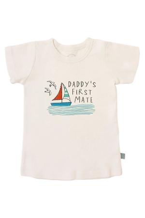Finn + Emma Organic Cotton Graphic Tee (Daddy's First Mate)