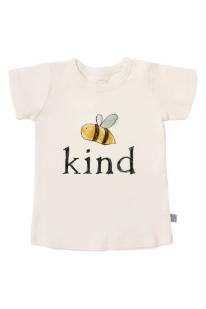 Finn + Emma Organic Cotton Graphic Tee (Bee Kind)