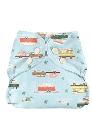 Esembly Outer Cloth Diaper Cover (Vintage Campers)