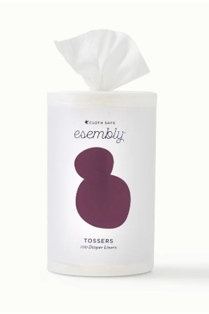 Esembly Tossers Biodegradable Cloth Diaper Liners - 100 Pack