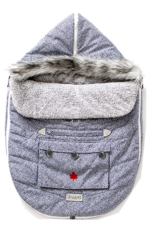 Juddlies Design - Infant Car Seat/Stroller Bag (Salt & Pepper Grey) by Juddlies Designs