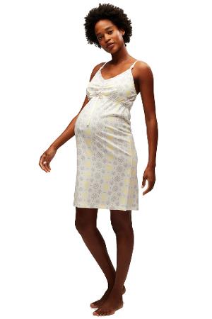 Belabumbum Women's Maternity Starlit Nursing Chemise, X-Large at   Women's Clothing store